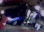 Video shows Dagenham gang smash their 4×4 into car before baseball bat assault