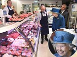 Queen enjoys a trip to the butchers to find Ballater town's recovery from floods