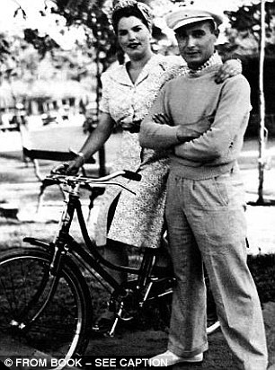 Double agent: Garbo with hot-headed wife Araceli in Spain, 1940