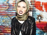 Noor Tagouri poses for Playboy wearing a hijab