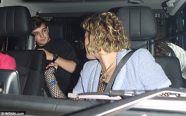 Party pals: Rita was joined by 20-year-old Dutch DJ and music producer Martin Garrix